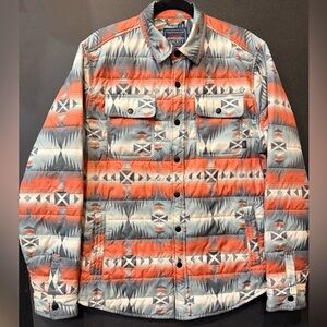 Faherty Brand - Multicolor Quilted Jacket - Doug Good Feather , Aztec- LARGE